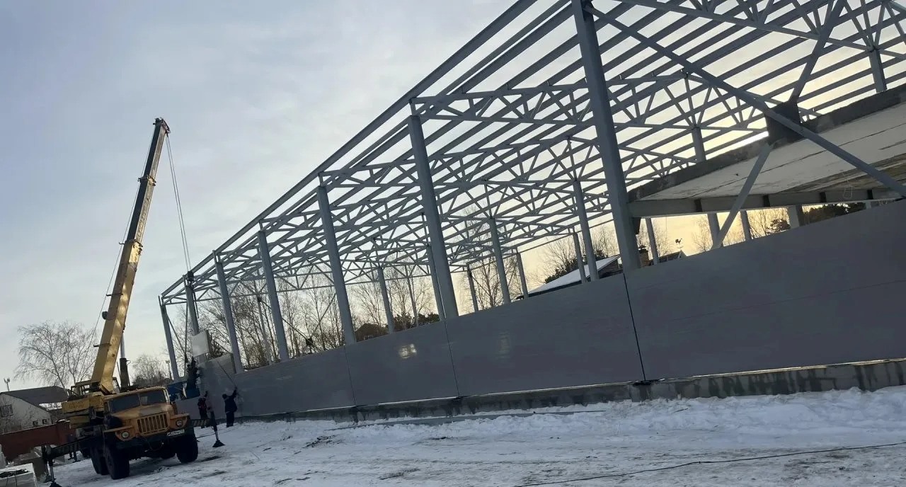 промышленный ангар